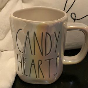 Rae Dunn Candy Hearts iridescent mug
